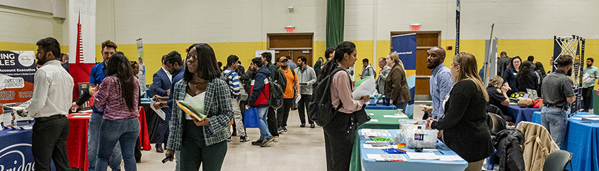 photo of a career fair 