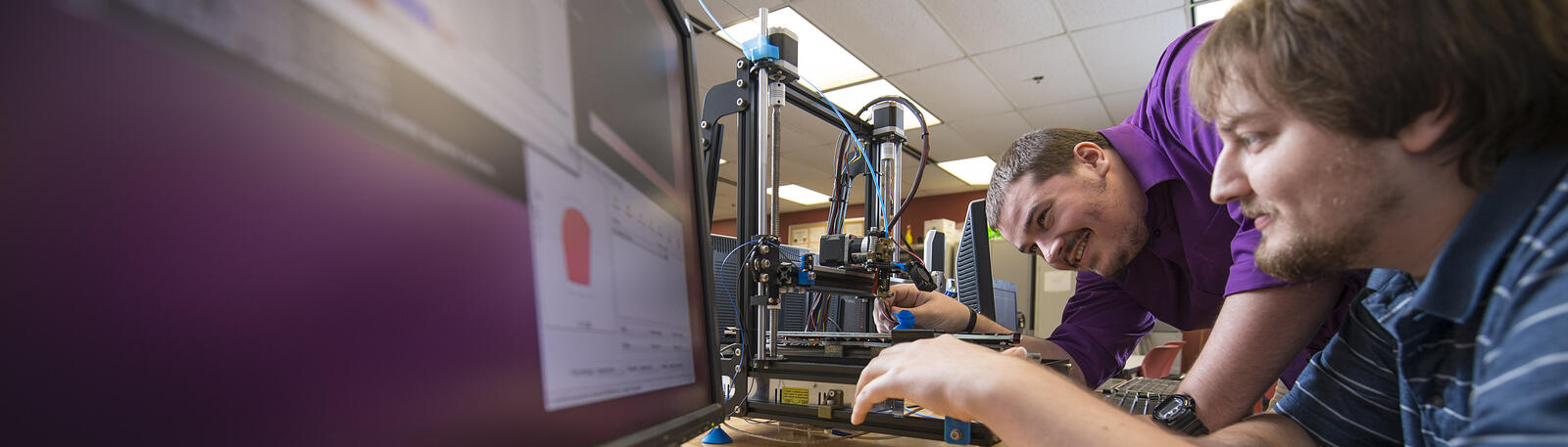 photo of students working in a lab